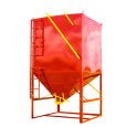 exterior of a stationary 3 ton bulk feed bin for sale